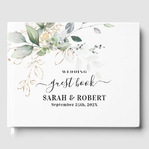 Greenery Eucalyptus wedding Guest Book Gästebuch