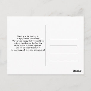 Greenery Floral Gold Foil Blätter Vielen Dank Postkarte