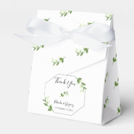 Greenery Garden Blätter Rahmen Wedding Geschenkschachtel
