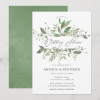 Greenery Geometric Polterabend