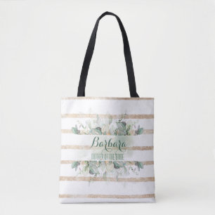 Greenery Gold Botanische Mutter der Tasche Bride