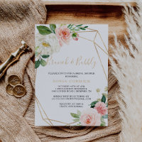 Greenery & Gold Geometric Brunch & Bubbly