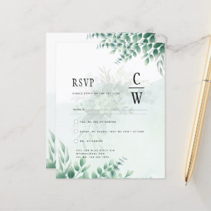 Greenery Gold Wedding Eucalyptus UAWG QR CODE
