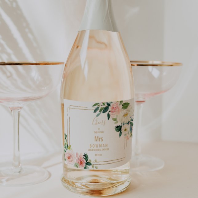 Greenery & Golden Geometric Elegantes Brautparty (Von Creator hochgeladen)