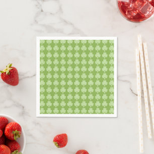 Greenery Kleeblatt Clover Polka dots Patrick's Day Serviette