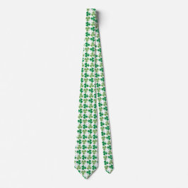 Greenery Kleeblatt Pattern Neck Tie Krawatte