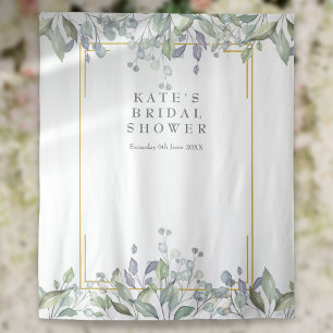 Greenery Lilac Brautparty Foto Stand Hintergrund Wandteppich