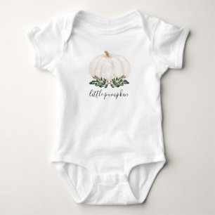 Greenery Little Pumpkin 1. Geburtstagskleidung Baby Strampler