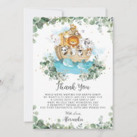 Greenery Noah's Ark Gender Neutral Baby Dusche