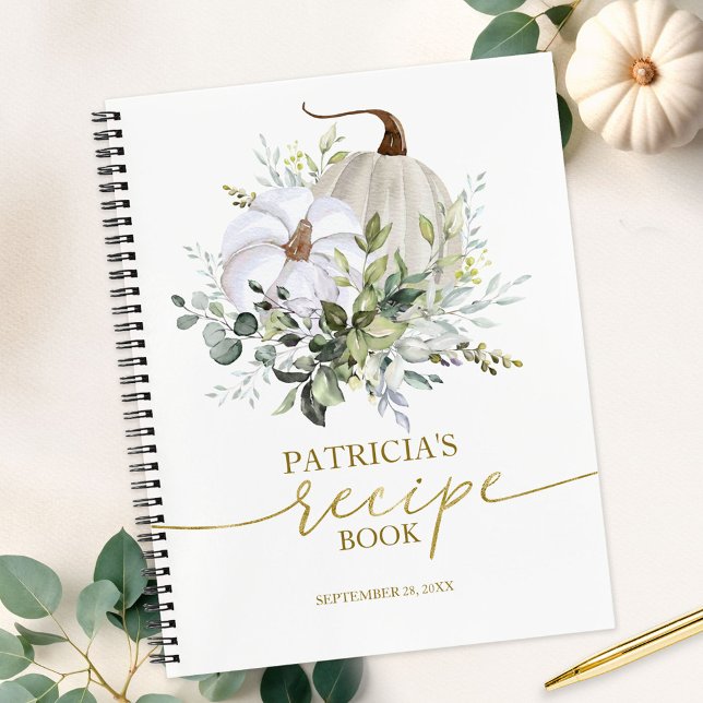 Greenery Pumpkin Fall Brautparty Rezept Buch (Von Creator hochgeladen)