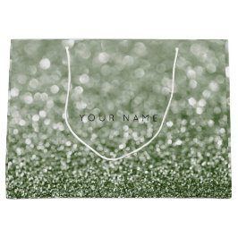 Greenery Rosmarin Cali Green Glitzer Gefallen Gesc Große Geschenktüte
