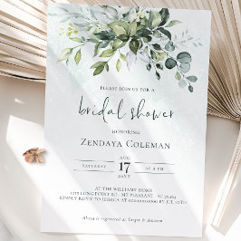 Greenery Sage Green Bridal Shower Invitation Einladung