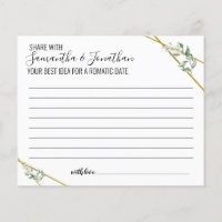 Greenery Share Date Idee bridal zweisprachiges Spi