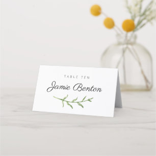 Greenery Sprig Wedding/Event-Platzkarte Platzkarte