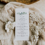 Greenery Wedding Menu Menükarte<br><div class="desc">Dieses schlichte, elegante Eukalyptus-Hochzeitsmenü besticht durch seine Aquarellelemente und einen modernen Schriftart. Bearbeiten Sie alle Texte und alle Farben* auf dieser Hochzeitsvorstellung. * Die Farbe der Aquarellgrün ist nicht editierbar // Für passende Objekte, besuchen Sie bitte die "ASHTON" Kollektion im Sincerely By Nicole Zazzle Store. * Wenn Ihnen dieses Design...</div>