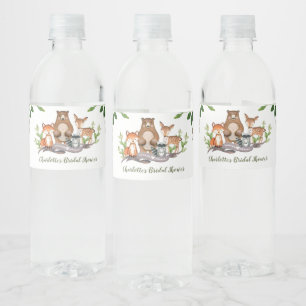 Greenery Woodland Animals Baby Shower Gastgeschenk