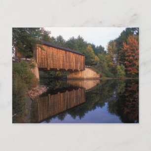 Greenfield Covered Brücke New Hampshire Postkarte