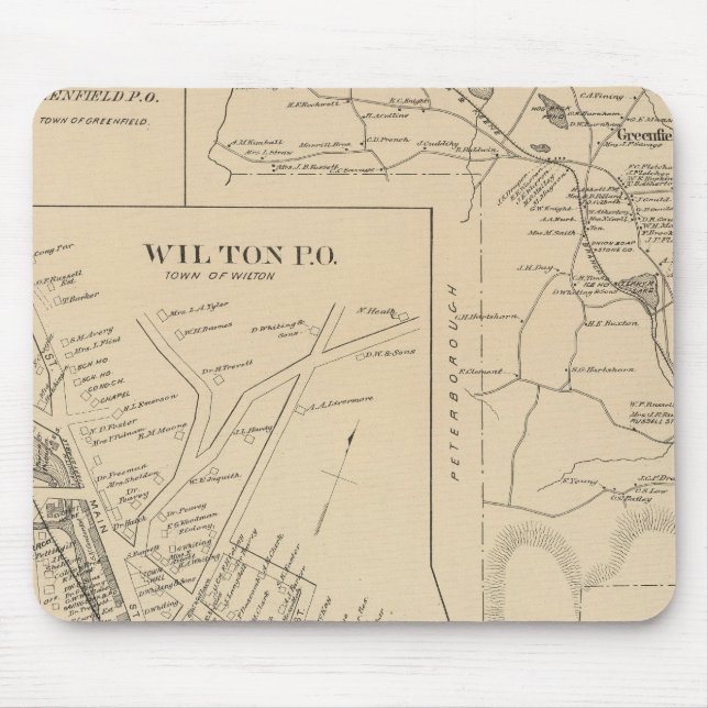 Greenfield, Hillsborough Co Mousepad (Vorne)