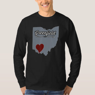 GREENFIELD Ohio OH Staat USA Niedlich Souvenir T-Shirt