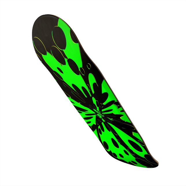 GreenFluo Skateboard (Vorderseite)
