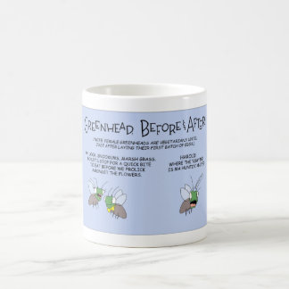 Greenhead Fliegen-Spaß-Tatsache Kaffeetasse