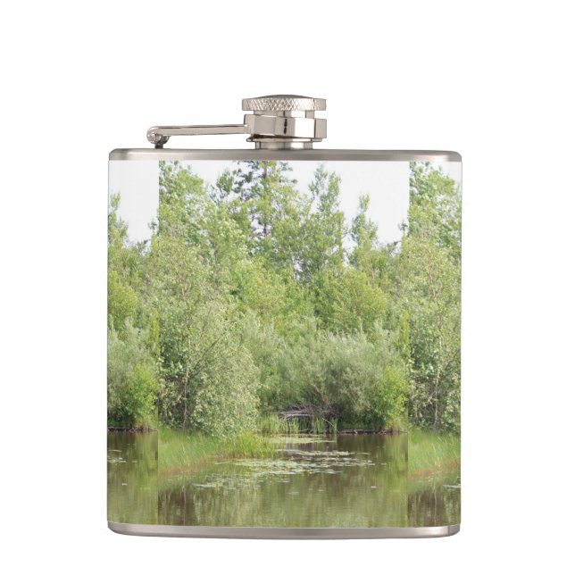 Greenhill Pond Flachmann (Vorderseite)