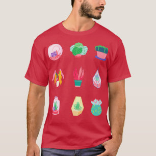 Greenhouse Gebäude Nature Hanging Planters Greenh T-Shirt