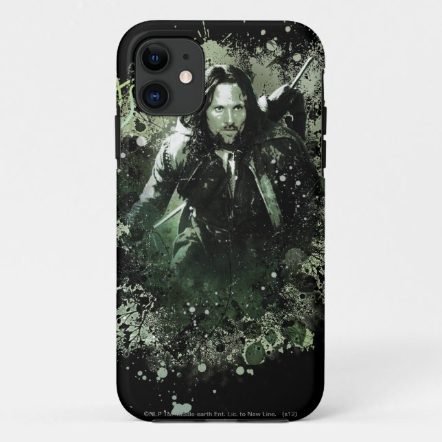 Greenish Aragorn Vector Collage Case-Mate iPhone Hülle (Rückseite)