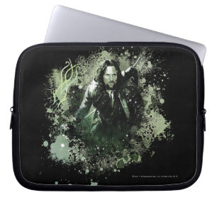 Greenish Aragorn Vector Collage Laptopschutzhülle