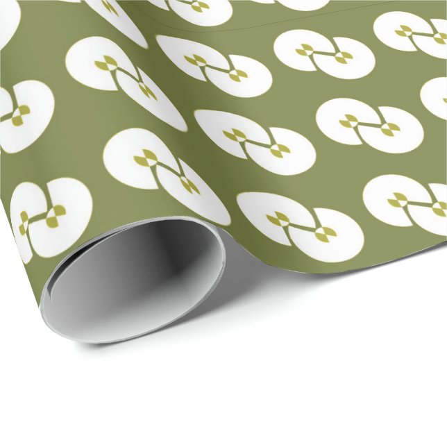 Greenish Classic Packpapier für jeder Anlass (Rolleneckpunkt)