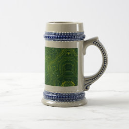 Greenish Cyber Bierglas