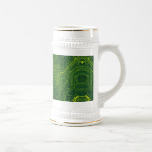 Greenish Cyber Bierglas