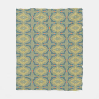 Greenish Retro Vintage Pattern Fleecedecke