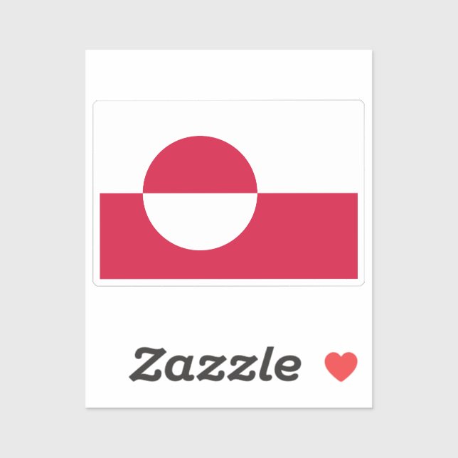 Greenland Aufkleber (Blatt)