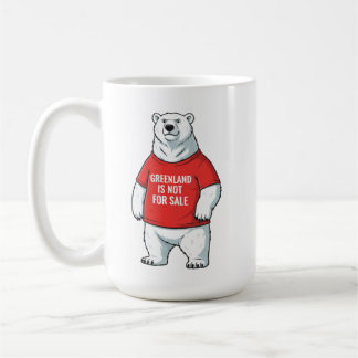 Greenland Is Not For Sale Polar Bear  Kaffeetasse