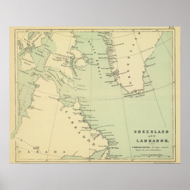 Greenland, Labrador Poster (Vorne)