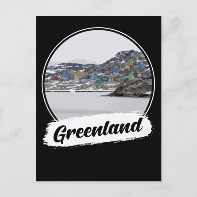 Greenland Souvenir Postkarte (Vorderseite)