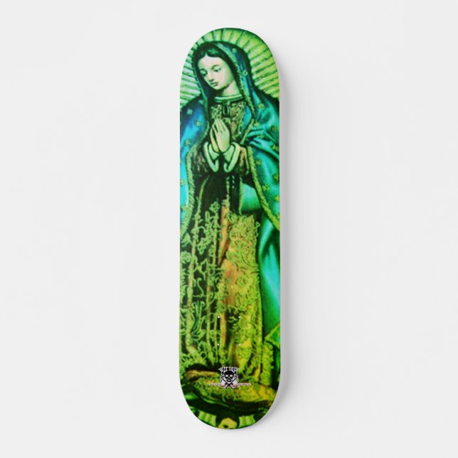 Greenleaf Jungfrau Mary Skateboard Deck (Vorne)