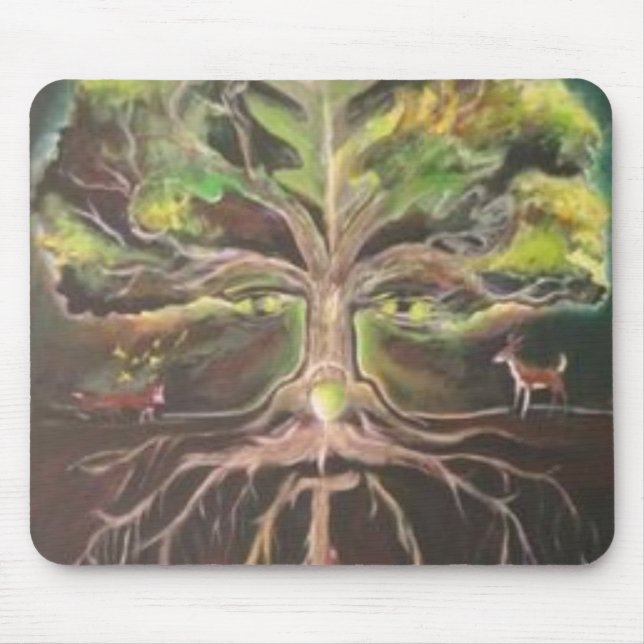Greenman-Baum des Lebens Mousepad - besonders (Vorne)
