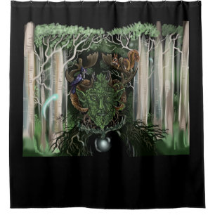 GreenMan Duschvorhang