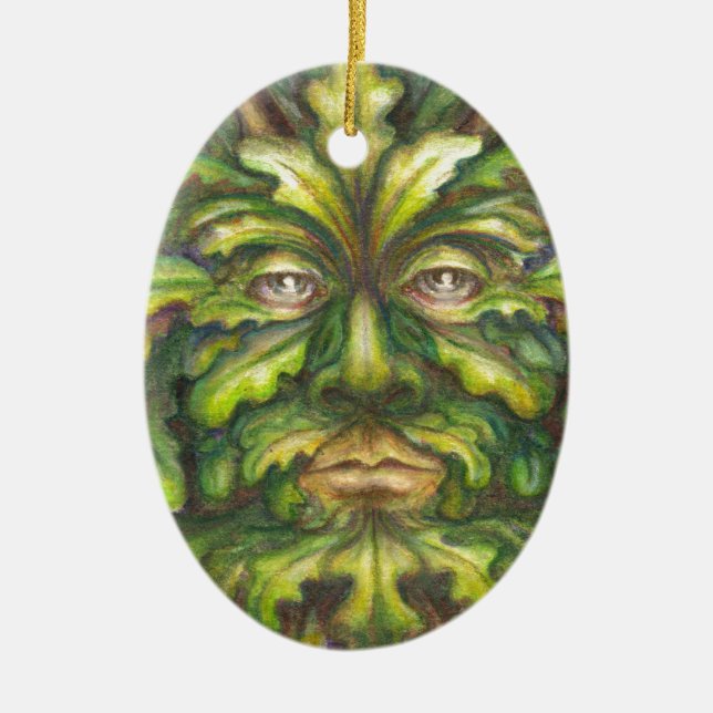 Greenman Keramikornament (Vorne)
