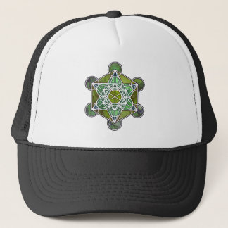 GreenMetatronCube Truckerkappe