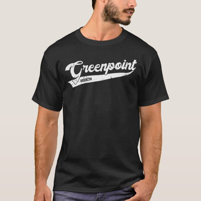 Greenpoint Brooklyn New York City T-Shirt (Vorderseite)