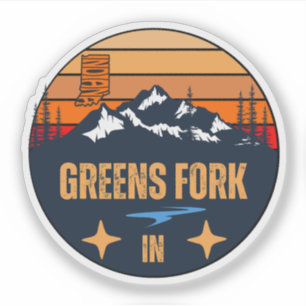 Greens Fork, Indiana Aufkleber