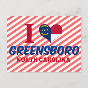 Greensboro, North Carolina Postkarte