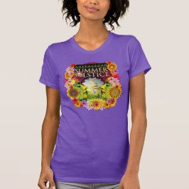 Greensboro Summer Solstice Festival Lila T-Shirt