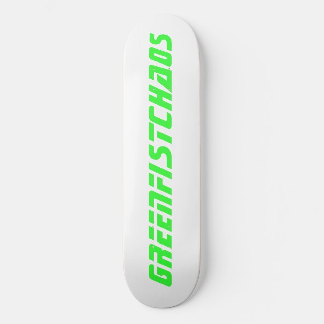 GREENSKATECHAOS SKATEBOARD (Vorderseite)