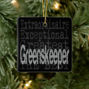 Greenskeeper Extraordinator Keramikornament