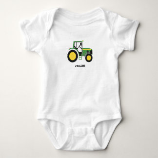 GreenTractor Entwurf Kleid Baby Strampler
