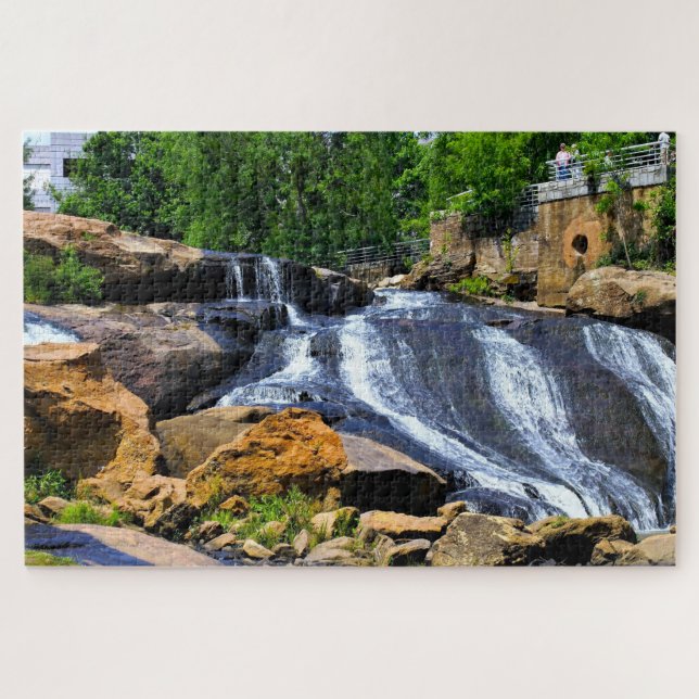 Greenville Falls Caroline du Sud Jigsaw Puzzle (Horizontal)